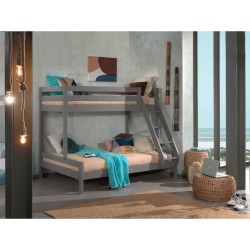Κουκέτα Pino Triple-Bed Taupe  ΓκρΙ